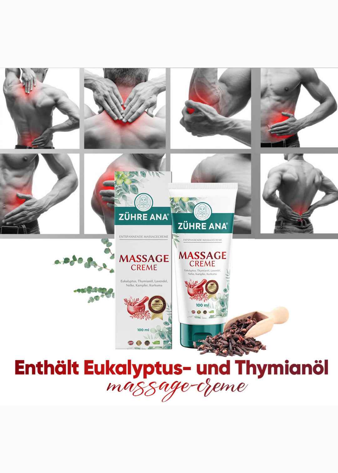 Zühre Ana Eukalyptus Massagecreme