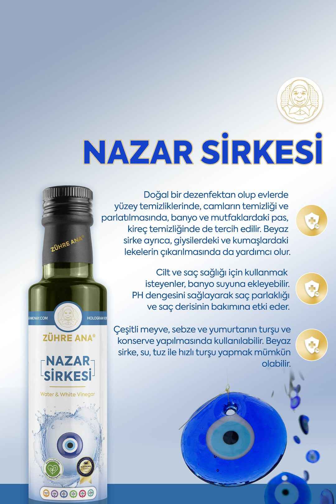 Zühre Ana Nazar Essig (Nazar Sirkesi)