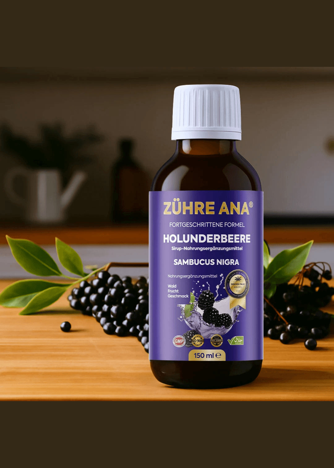 Zühre Ana Schwarzer Holunder Sirup 150ml
