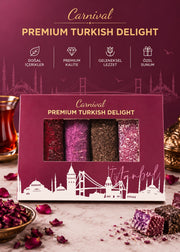 Türkische Süßware mit Brombeere, Schokolade, Maulbeere & Himbeere