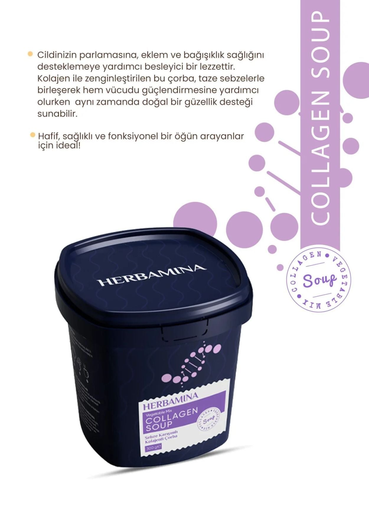 Herbamina Gemüse-Mix Kollagen Suppe