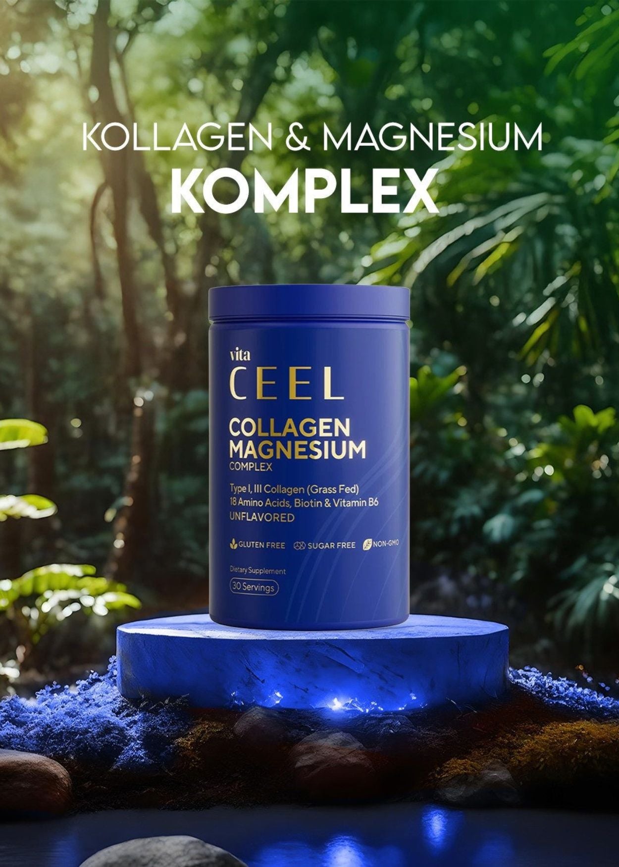 Vita Ceel Collagen Prebiotic & Magnesium Complex