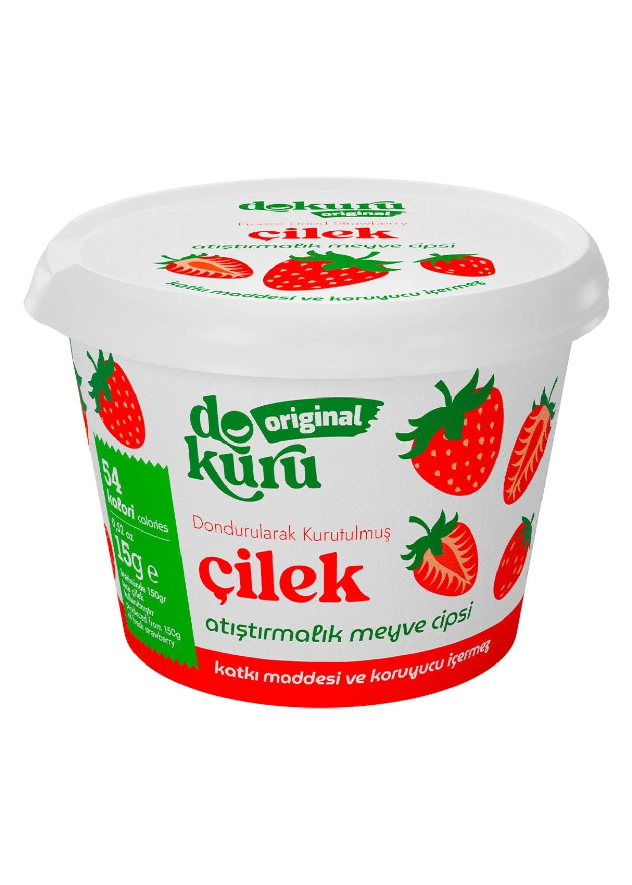 Dokuru Gefriergetrocknete Erdbeeren (Fruchtchips)