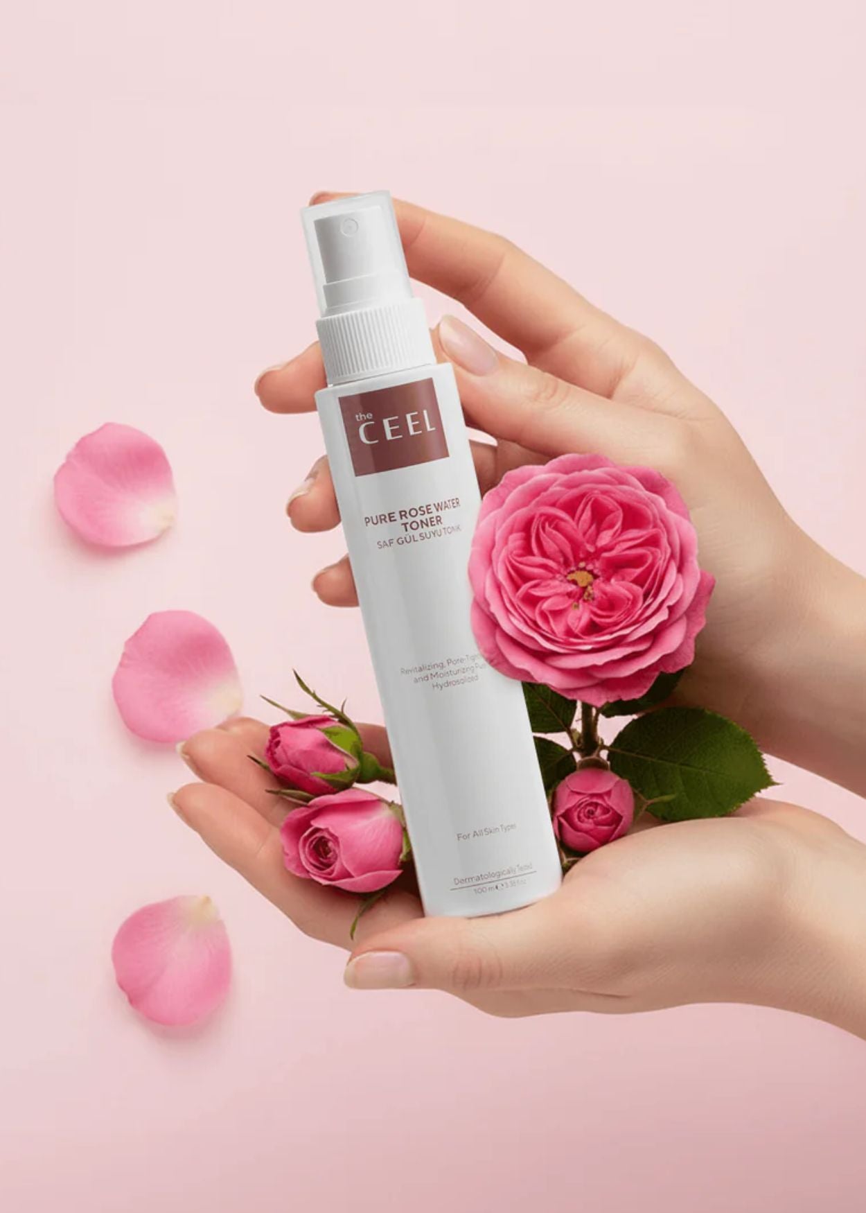 The Ceel Reines Rosenwasser Gesichtstonikum Spray
