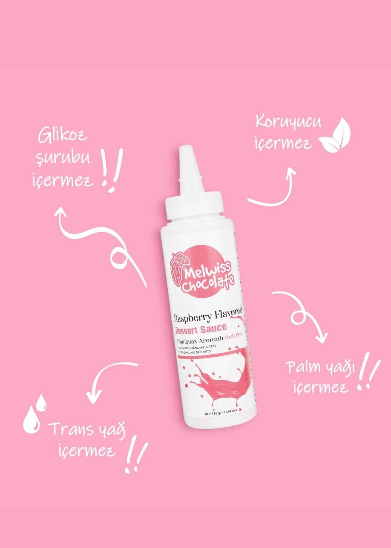 Melwiss Chocolate - Himbeer Dessert Sauce
