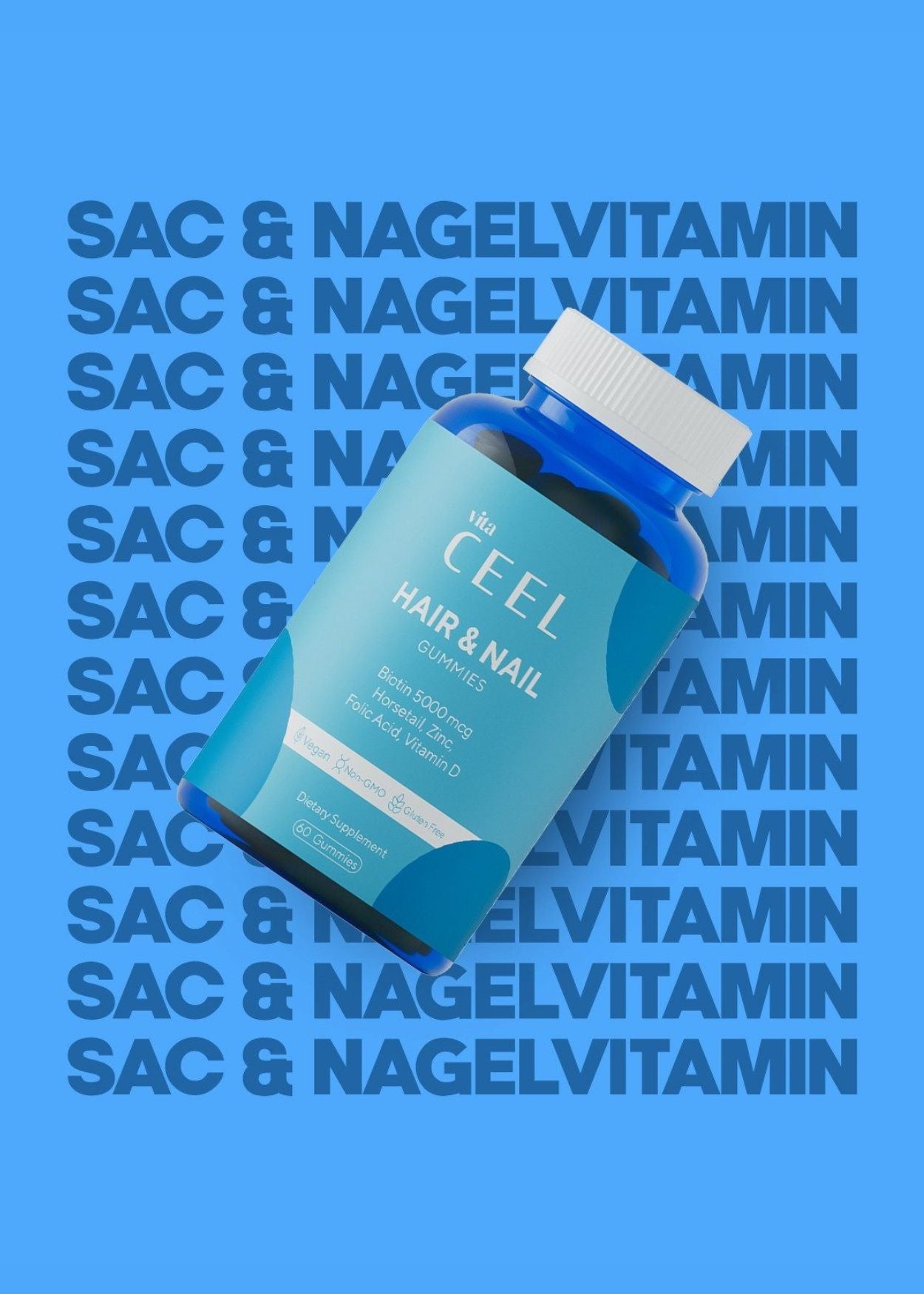 Vita Ceel Hair and Nail Gummies