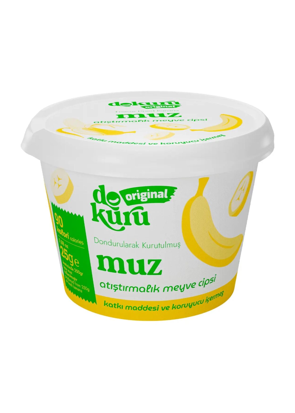 Dokuru Gefriergetrocknete Banane (Fruchtchips)