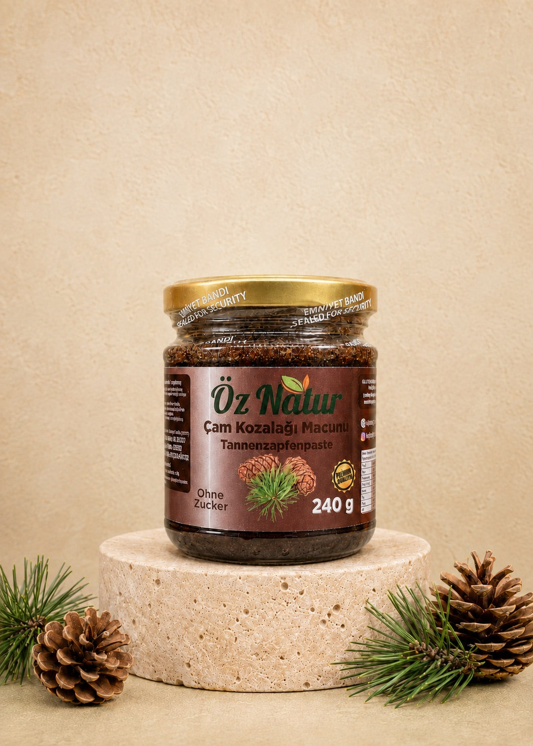 Tannenzapfen Paste (Ohne Zucker)