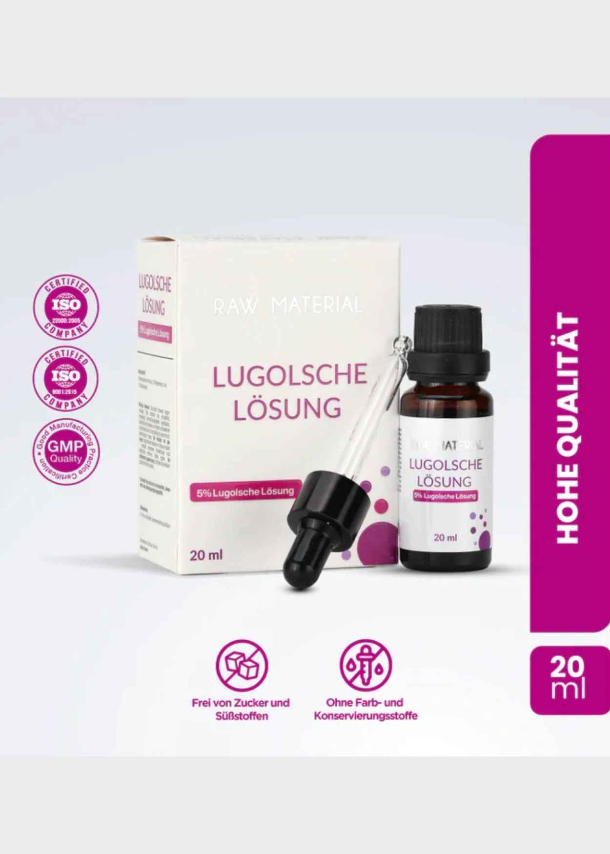 Lugolsche Lösung Jod Tropfen