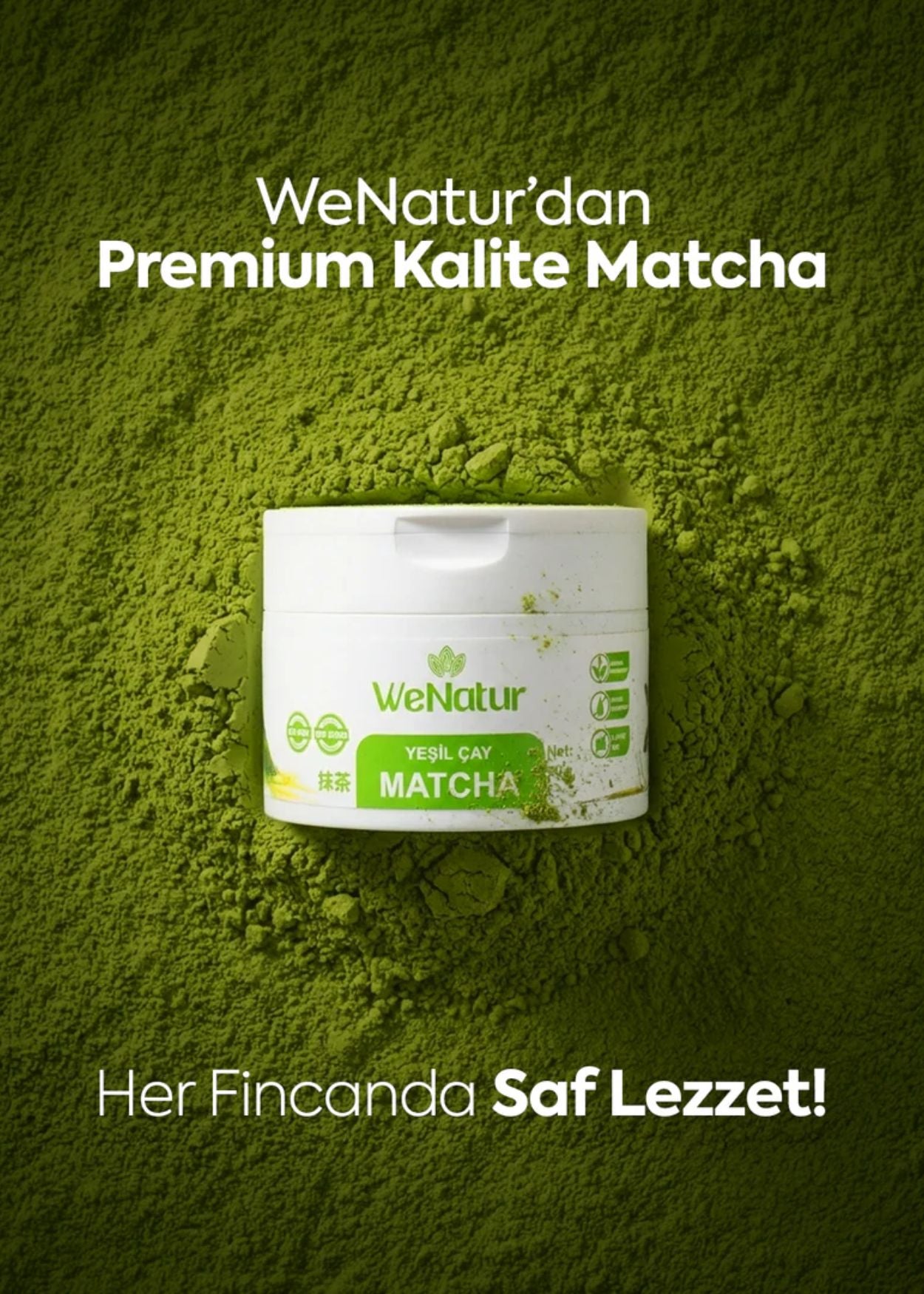 Matcha Yesil Cay Tozu