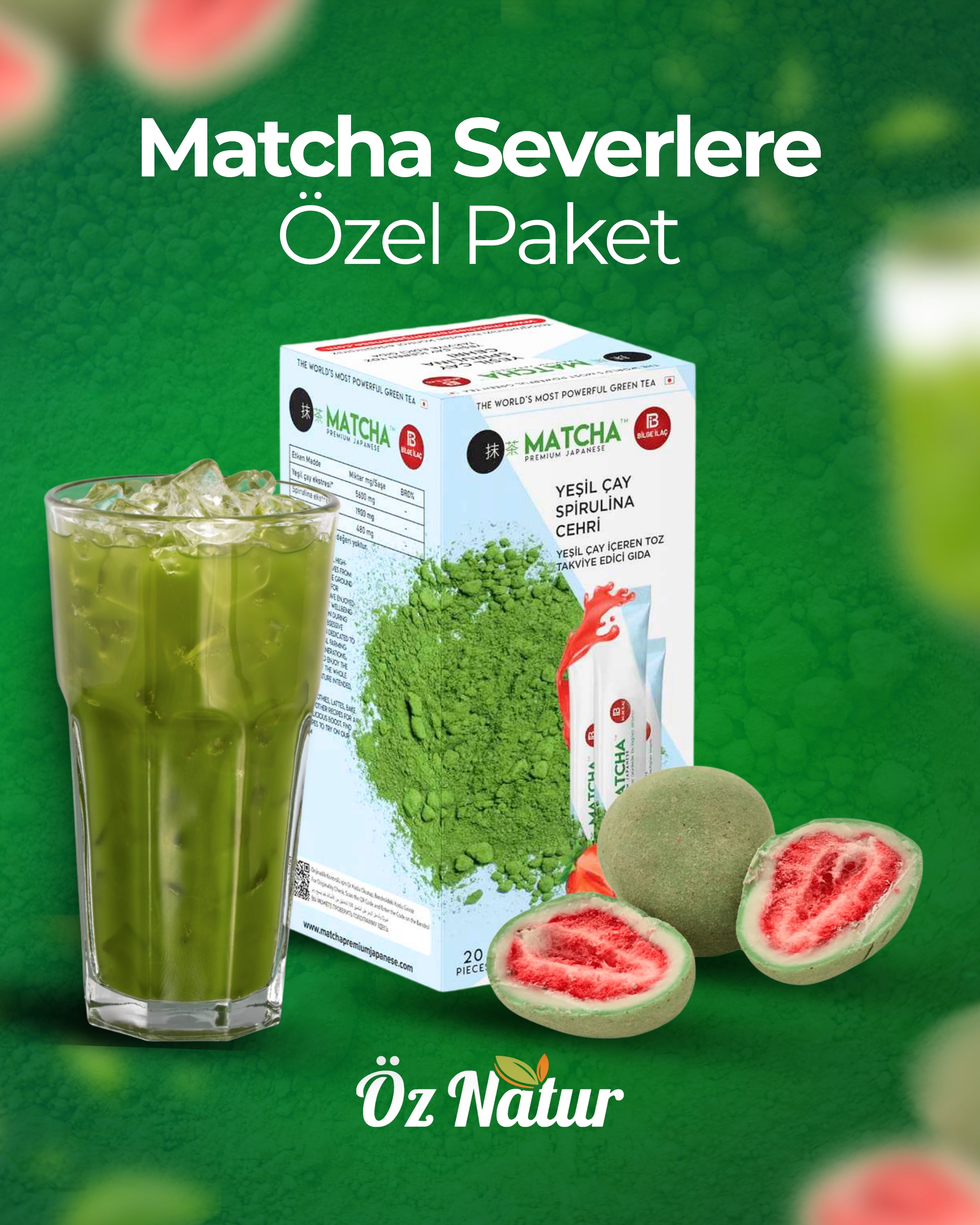Matcha Severlere Özel | Öz Natur