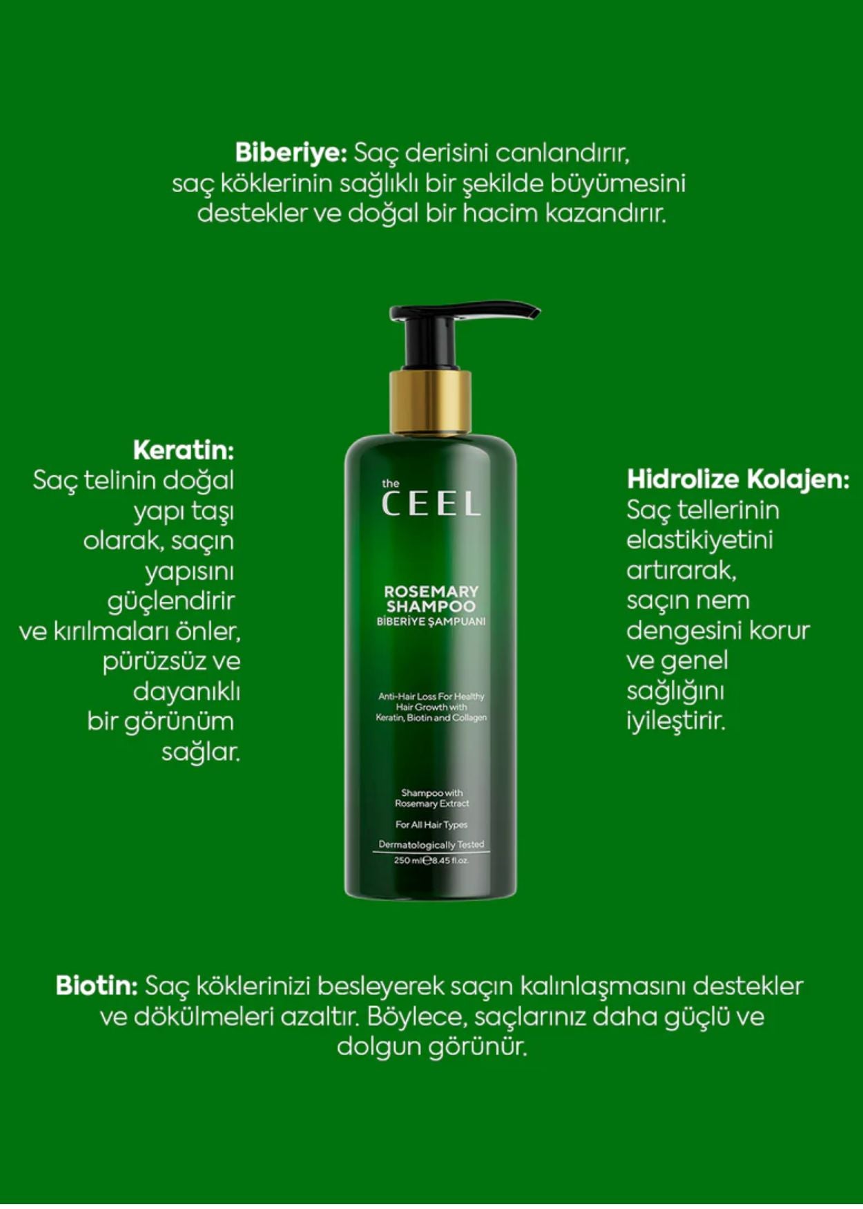 The Ceel Biberiyeli Saç Şampuanı