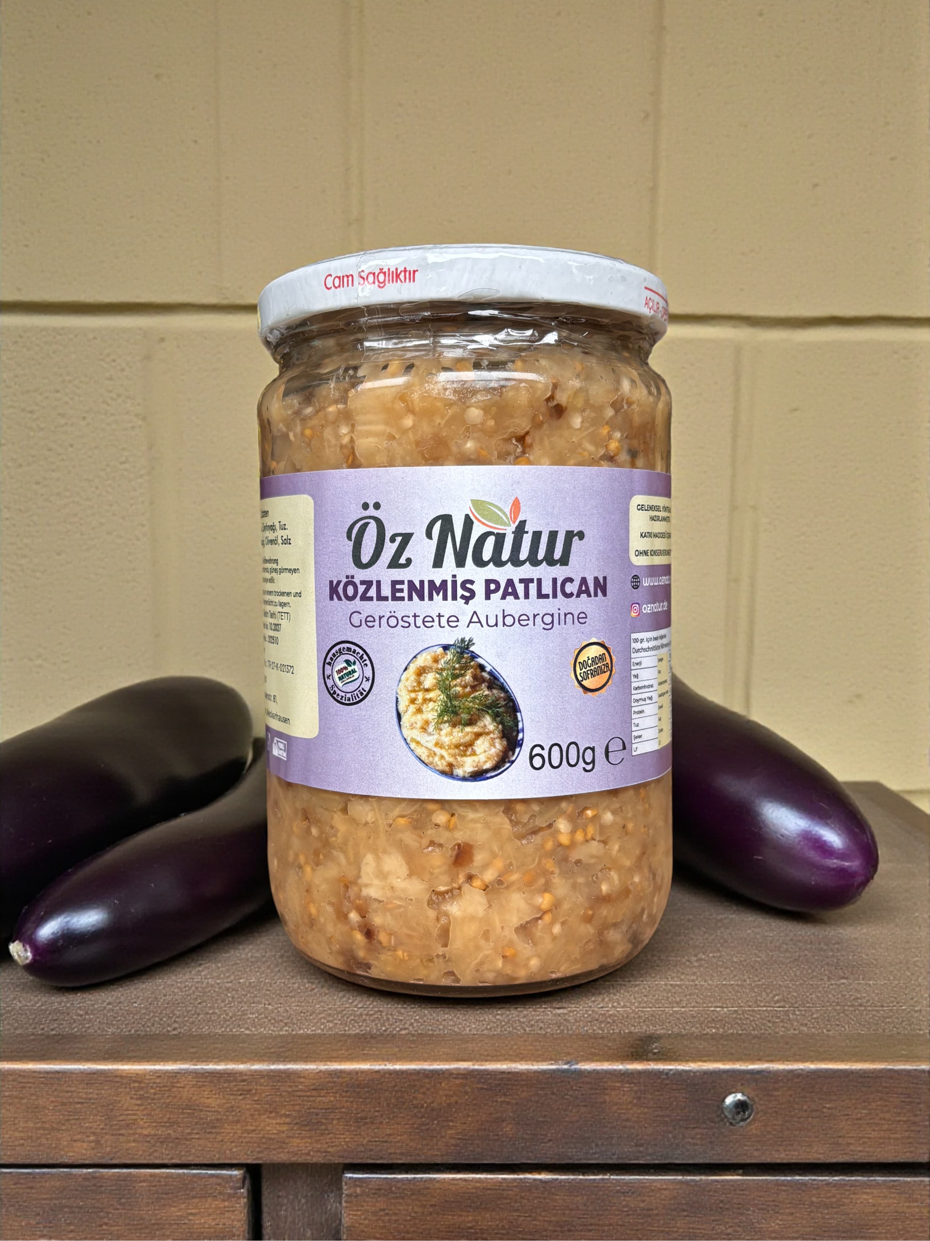 Geröstete Aubergine