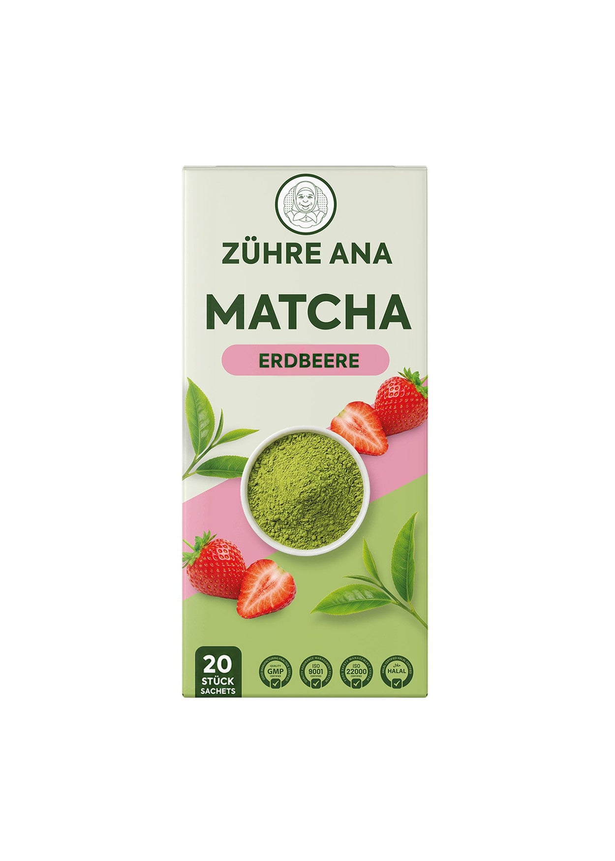 Zühre Ana Matcha Çilek Yeşil Çaylı Karışık Bitki Çayı ürün görseli 2