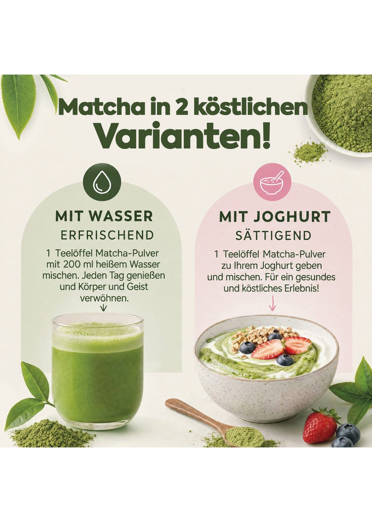 Zühre Ana Matcha Çilek Yeşil Çaylı Karışık Bitki Çayı ürün görseli 5